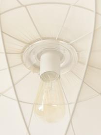 Plafondlamp Beau van netstof, Lampenkap: textiel, Lichtbeige, B 60 x H 29 cm