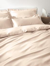 Baumwollsatin-Bettdeckenbezug Premium, Webart: Satin Fadendichte 500 TC,, Peach, B 200 x L 200 cm