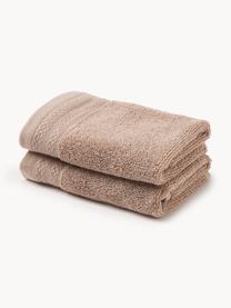 Ręcznik z bawełny organicznej Premium, różne rozmiary, Beżowy, Ręcznik dla gości, S 30 x D 30 cm, 2 szt.