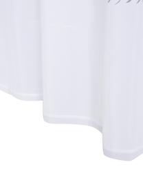 Rideau de douche blanc Flow, 100 % polyester, Gris, blanc, larg. 180 x long. 200 cm