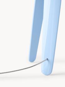 Lámpara de mesa táctil pequeña LED Cyborg, Lámpara: aluminio pintado, Cable: plástico, Azul claro, Ø 20 x Al 31 cm