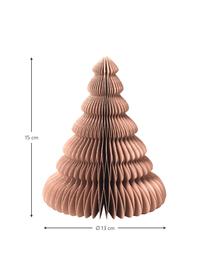 Sapin de Noël en papier Paper Pine, Carton, Abricot, Ø 13 x haut. 15 cm