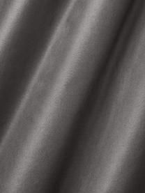 Spannbettlaken Premium, Baumwollsatin, Webart: Satin Fadendichte 400 TC,, Anthrazit, B 90 x L 200 cm, H 25 cm