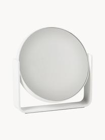 Specchio cosmetico rotondo con ingrandimento Ume, Bianco, Larg. 19 x Alt. 20 cm