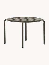 Table basse de jardin ronde Joncols, Aluminium, revêtement par poudre, Vert olive, Ø 68 cm