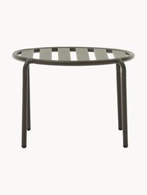 Table basse de jardin ronde Joncols, Aluminium, revêtement par poudre, Vert olive, Ø 68 cm