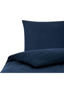 Flanell-Bettwäsche Biba in Marineblau, Webart: Flanell Flanell ist ein k, Marineblau, 240 x 220 cm + 2 Kissen 80 x 80 cm