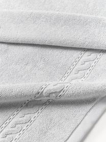 Handtuch Cordelia in verschiedenen Größen, 100 % Baumwolle, Hellgrau, Handtuch, B 50 x L 100 cm, 2 Stück