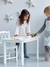 Mesa infantil de madera Harlequin, Madera de abedul, tablero de fibras de densidad media (MDF), pintado con pintura libre de COV, Madera de abedul pintado blanco, An 79 x Al 47 cm