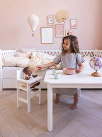 Mesa infantil Harlequin, Madera de abedul, tablero de fibras de densidad media (MDF) pintado con pintura libre de COV

Este producto está hecho de madera de origen sostenible y con certificación FSC®., Madera de abedul pintado blanco, An 79 x Al 47 cm