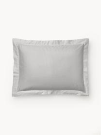 Funda de almohada de satén Premium, Gris claro, An 45 x L 110 cm