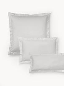 Funda de almohada de satén Premium, Gris claro, An 45 x L 110 cm