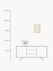 Ingelijste digitale print Small Moments, Lijst: eikenhout, Lichtbeige, gebroken wit, B 30 x H 40 cm