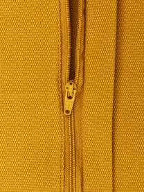 Housse de coussin en coton jaune Mads, 100 % coton, Jaune moutarde, larg. 30 x long. 50 cm