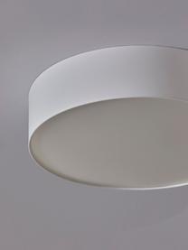 Handgemaakte plafondlamp Mika, Diffuser: kunststof, Wit, Ø 40 x H 10 cm