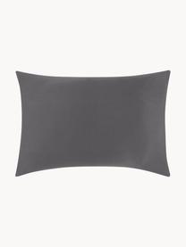 Funda de almohada de satén Comfort, Gris oscuro, An 50 x L 70 cm