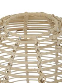 Lampada da terra in rattan Wasa, Paralume: rattan, Base della lampada: metallo verniciato a polv, Rattan, nero, Ø 34 x Alt. 110 cm