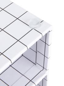Modules de classement Trey, Carton laminé rigide
(100 % papier recyclé), Blanc, noir, larg. 23 x haut. 21 cm