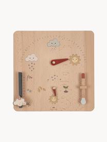 Beukenhouten speelgoed weerstation Nature, Beukenhout FSC-gecertificeerd, Licht hout, meerkleurig, B 30 x L 30 cm