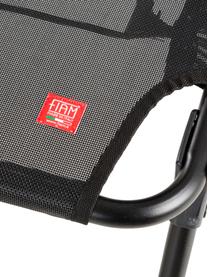 Gartenliege Fiam, Gestell: Aluminium, Bezug: Polyester, Schwarz, L 190 x B 58 cm