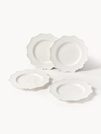 Vajilla de porcelana Grace, 4 personas (12 pzas.), Porcelana, Blanco, 4 comensales (12 pzas.)