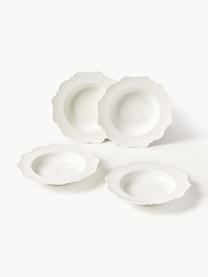 Servizio di piatti in porcellana Grace, 4 persone (12 pz), Porcellana, Bianco, 4 persone (12 pz)