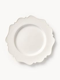 Komplet naczyń z porcelany Grace, dla 4 osób (12 elem.), Porcelana, Biały, dla 4 osób (12 elem.)