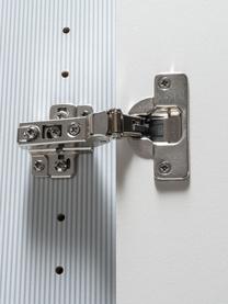 Drehtürenschrank Monaco, 5-türig, Korpus: Holzwerkstoff, foliert, Griffe: Metall, beschichtet, Hellbeige, B 246 x H 216 cm