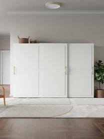 Armario modular Charlotte, 3 puertas correderas (300 cm), diferentes variantes, Estructura: tablero aglomerado revest, Blanco, Interior Basic (An 300 x Al 200 cm)