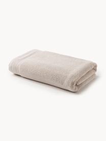 Handdoek Premium van biokatoen in verschillende formaten, 100% biokatoen, GOTS-gecertificeerd (van GCL International, GCL-300517)
Zware kwaliteit, 600 g/m², Lichtbeige, Handdoek, B 50 x L 100 cm