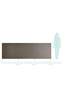 Tapis de couloir en sisal Leonie, Gris-brun