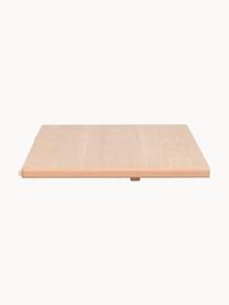 Mesa de comedor extensibe de roble Nevis, 220-265 x 90 cm, Tablero: aglomerado chapado en mad, Patas: madera de roble maciza, Madera de roble, An 220 x F 90 cm