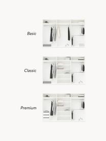 Armario modular Simone, 6 puertas (300 cm), diferentes variantes, Estructura: tablero aglomerado revest, Madera, beige claro, Interior Classic (An 300 x Al 236 cm)
