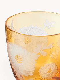 Komplet kieliszków do wina Peony, 6 elem., Szkło, Wielobarwny, Ø 9 x W 17 cm, 250 ml