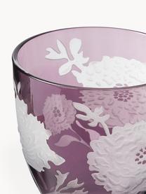 Komplet kieliszków do wina Peony, 6 elem., Szkło, Wielobarwny, Ø 9 x W 17 cm, 250 ml