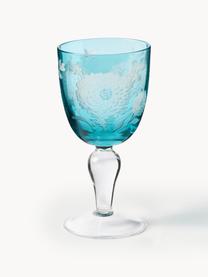 Weingläser Peony, 6er-Set, Glas, Bunt, Ø 9 x H 17 cm, 250 ml