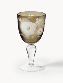 Verres à vin Peony, 6 élém., Verre, Multicolore, Ø 9 x haut. 17 cm, 250 ml