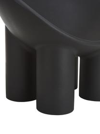 Fotel Roly Poly, Polietylen, wyprodukowany formowaniem rotacyjnym, Antracytowy, S 84 x G 57 cm