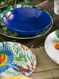 Service de table porcelaine multicolore Parrot Jungle, 18 élém., Porcelaine, Multicolore, Lot de différentes tailles