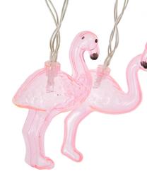 Girlanda świetlna LED Flamingo, dł 230 cm i 10 lampionów, Różowy, D 230 cm