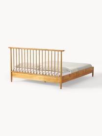 Cama de madera de pino Windsor, con cabecero, Madera de pino macizo

Este producto está hecho de madera de origen sostenible y con certificación FSC®., Madera de pino clara, An 160 x L 200 cm