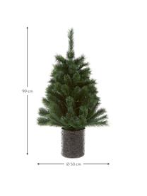 Sapin de Noël artificiel LED Malmo, Plastique (polyéthylène), Vert, Ø 50 x haut. 90 cm