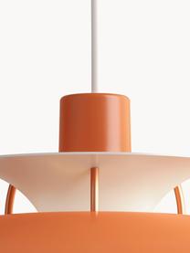 Lámpara de techo PH 5, tamaños diferentes, Pantalla: metal recubierto, Cable: cubierto en tela, Tonos naranjas, dorado, Ø 30 x Al 16 cm