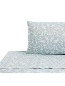 Set lenzuola in cotone Sola, Cotone

La biancheria da letto in cotone è piacevolmente morbida sulla pelle, assorbe bene l'umidità ed è adatta per chi soffre di allergie, Azzurro, bianco, 180 x 270 cm + 2 federe 50 x 80 cm