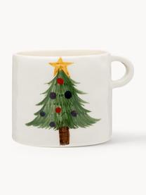 Handbemalte XL Tasse Christmas Tree, Steingut, Christmas Tree, Ø 10 x H 9 cm, 500 ml