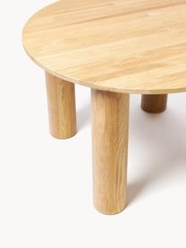 Mesa de comedor redonda de roble Ohana, Ø 120 cm, Madera de roble maciza embarnizada

Este producto está hecho de madera de origen sostenible y con certificación FSC®., Roble barnizado claro, Ø 120 cm