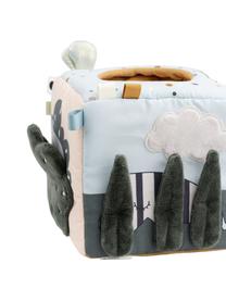 Ontdekkingskubus Deer Friends voor kinderen, Bekleding: 100% polyester, Meerkleurig, B 14 x H 14 cm