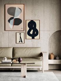 Set 3 poster con cornice Artwall no. 06, Cornice: legno di pino, Tonalità beige e nere, Set in varie misure