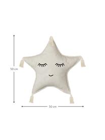 Knuffelkussen Happy Star, Beige, B 40 x L 40 cm