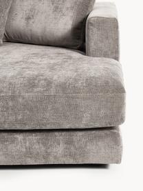 Narożna sofa modułowa Tribeca, Tapicerka: 100% poliester Dzięki tka, Stelaż: drewno bukowe, drewno sos, Nogi: drewno sosnowe Ten produk, Taupe tkanina, S 356 x G 192 cm, lewostronna